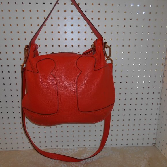 TORY BURCH AMALIE LGE ORA LEATHER CROSSBDY HANDBAG - Picture 3 of 7